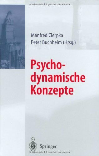 Psychodynamische Konzepte: Mit Beitr. in engl. Sprache