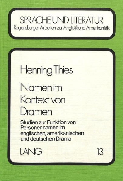 Namen im Kontext von Dramen