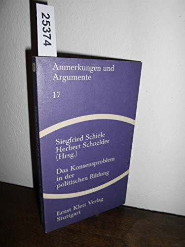 Das Konsensproblem in der politischen Bildung