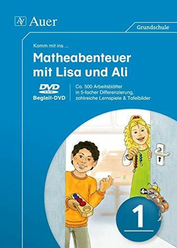 Komm mit ins Matheabenteuer mit Lisa und Ali Kl. 1: Begleit-DVD: ca. 600 Arbeitsblätter in 5-facher Di fferenzierung, zahlreiche Lernspiele & Tafelbilder (1. Klasse)