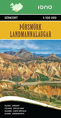 Topographische Karte Island Porsmork / Landmannalaugar 1 : 100 000 (Special maps)