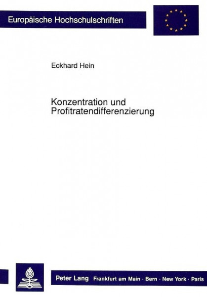 Konzentration und Profitratendifferenzierung