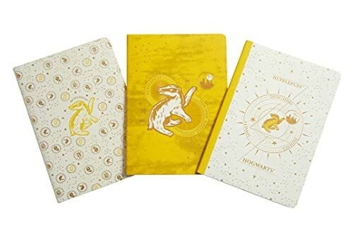Harry Potter: Hufflepuff Constellation Sewn Notebook Collection (Set of 3) (Harry Potter: Constellation)
