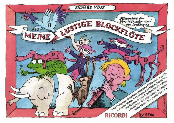 Meine lustige Blockflöte - Band 1 | Methode für Kinder | Songbook mit deutscher Griffweise A-Bec | Flöte-Notenbuch mit Anfängerübungen | Flötespielen-Noten Klassenzimmer-Ressource (FLUTE A BEC)