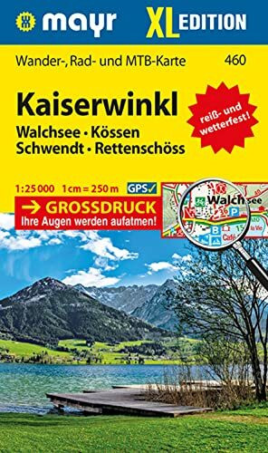 Mayr Wanderkarte Kaiserwinkl XL 1:25.000: Wander-, Rad- und MTB-Karte