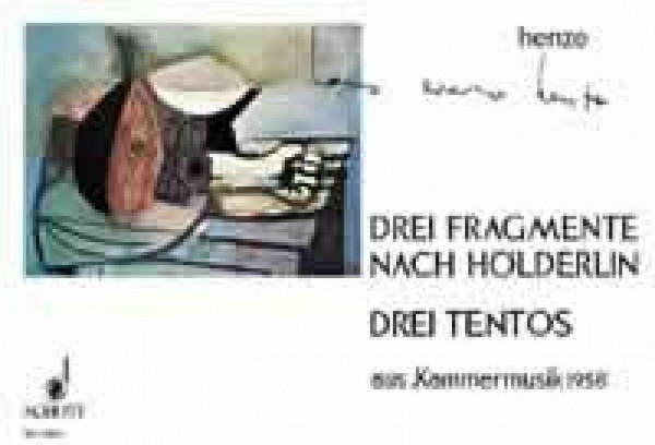 Drei Fragmente nach Hölderlin / Drei Tentos: aus "Kammermusik 1958". Gitarre allein ("Tentos") und für Singstimme und Gitarre ("Fragmente"). Sing- und Spielpartitur.