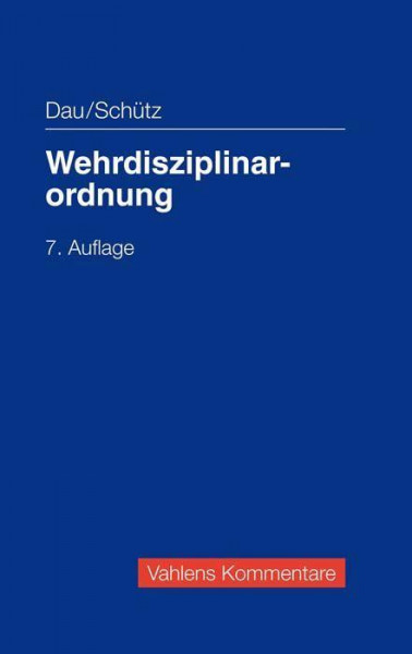 Wehrdisziplinarordnung