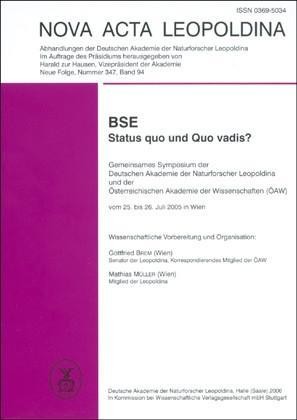 BSE - Status quo und Quo vadis?