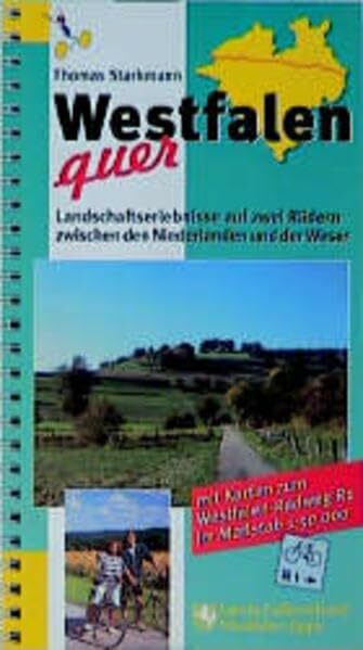 Radwanderführer Westfalen quer R1: Massstab 1:50000