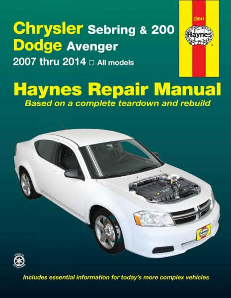 Chrysler Sebring & 200 Dodge Avenger Automotive Re
