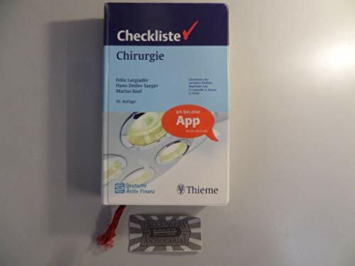 Checkliste Chirurgie: Inklusive App (Checklisten Medizin) Checkliste Chirurgie: Inklusive App (Checklisten Medizin)