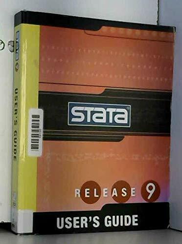 Stata User's Guide (STATA RELEASE 9)