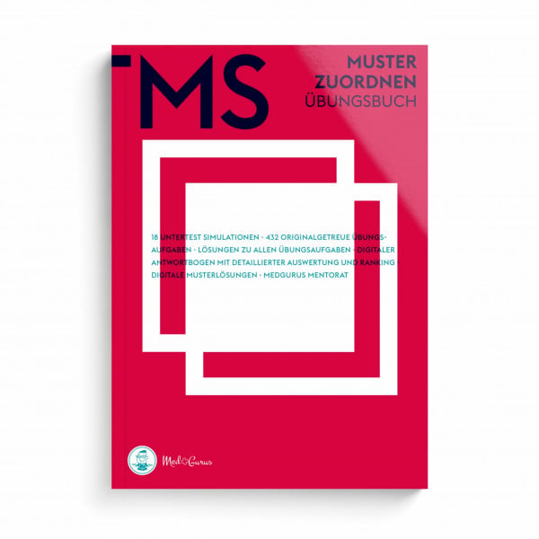 MedGurus - TMS Vorbereitung - Muster zuordnen - Übungsbuch mit 432 Aufgaben und Musterlösungen zur Vorbereitung auf den Medizinertest - Erfolgreich ins Medizinstudium