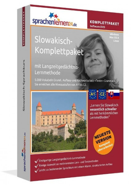 Sprachenlernen24.de Slowakisch-Komplettpaket (Sprachkurs)