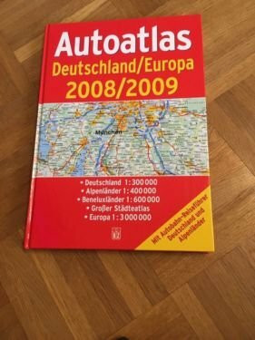 Autoatlas Deutschland Europa 2008 2009 [Hardcover] Naumann und Göbel