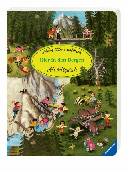 Mein Wimmelbuch: Hier in den Bergen