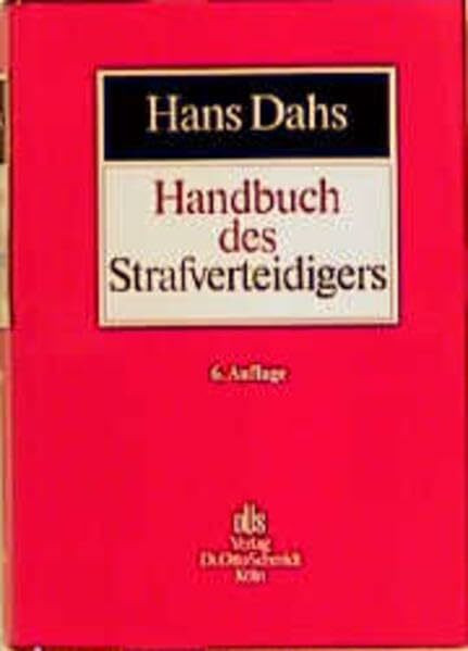 Handbuch des Strafverteidigers