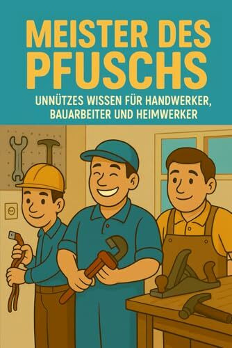 Meister des Pfuschs – Unnützes Wissen für Handwerker, Bauarbeit und Heimwerker - Classic Edition: DIY-Fails, Werkzeugwissen & lustige Fakten – das perfekte Geschenk für Heimwerker, Männer & Bauchaoten