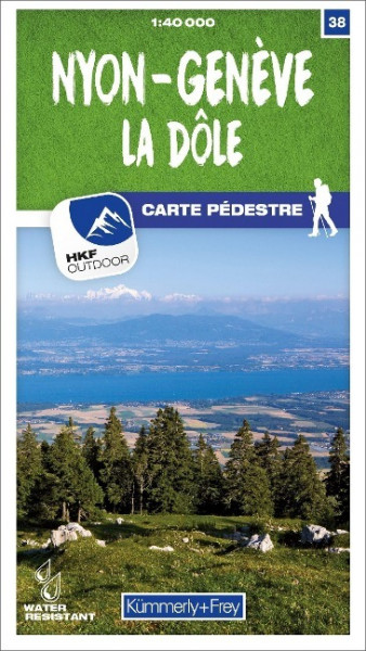 Nyon-Genève 38 Wanderkarte 1:40 000 matt laminiert