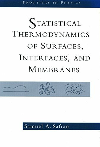 Statistical Thermodynamics Of Surfaces, Interfaces And Membranes (Frontiers in Physics, Band 90)