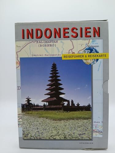 Indonesien. Reiseführer und Reisekarte