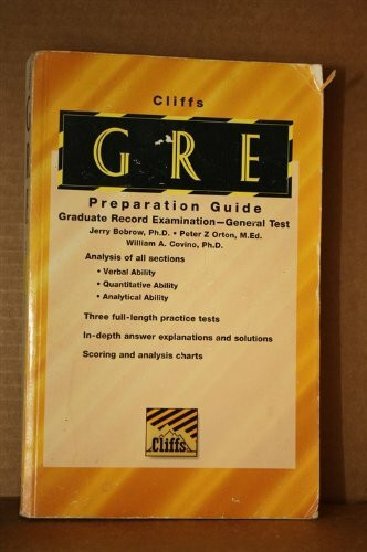 Cliff's Graduate Record Examination General Test: Preparation Guide