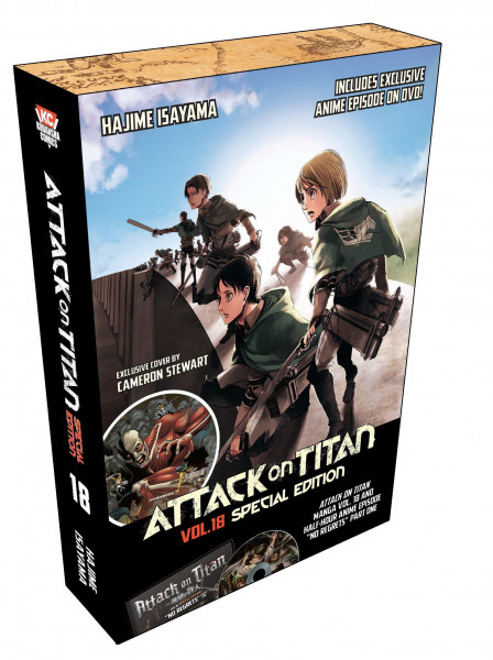 Attack on Titan 18 Manga Special Edition W/DVD [With DVD]