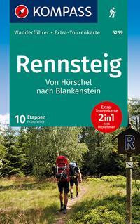 KOMPASS Wanderführer Rennsteig, 10 Etappen