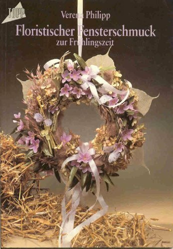 Floristischer Fensterschmuck zur Frühlingszeit.