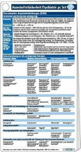 Arzneimittelsicherheit in der Psychiatrie pocketcard Set