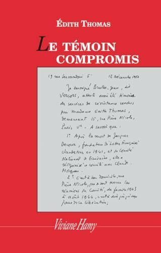 Le Témoin compromis: TEMOIN COMPROMIS (LE)