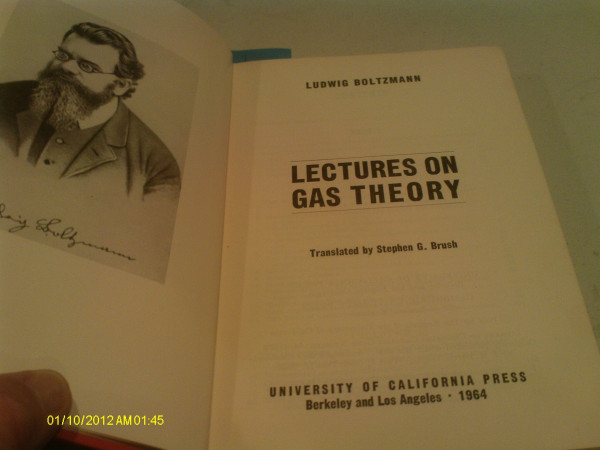 Lectures on Gas Theory