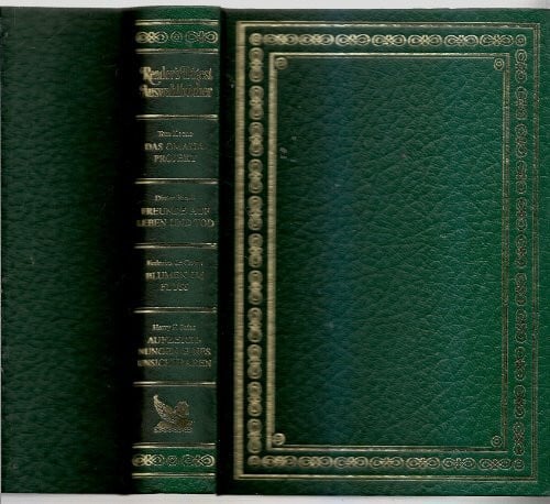 Das Omaha-Projekt. - Farell, Dieter: Freunde auf Leben und Tod. - DeCesco, Federica: Blumen im Fluss. - Saint, Harry F: Aufzeichnungen eines Unsichtbaren (Reader's Digest Auswahlbücher)