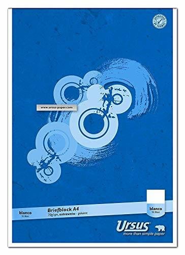 Ursus Basic 608742000 Briefblock A4 50 Blatt 70g/qm blanko