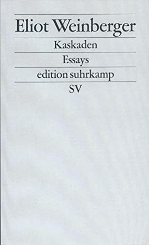 Kaskaden: Essays (edition suhrkamp)