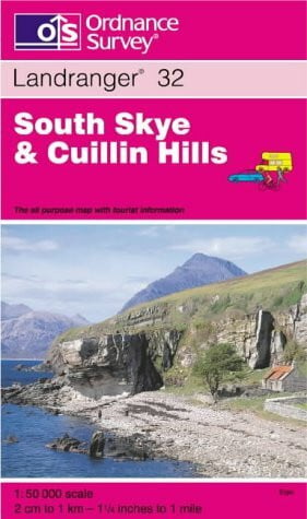 South Skye and Cuillin Hills (Landranger Maps)