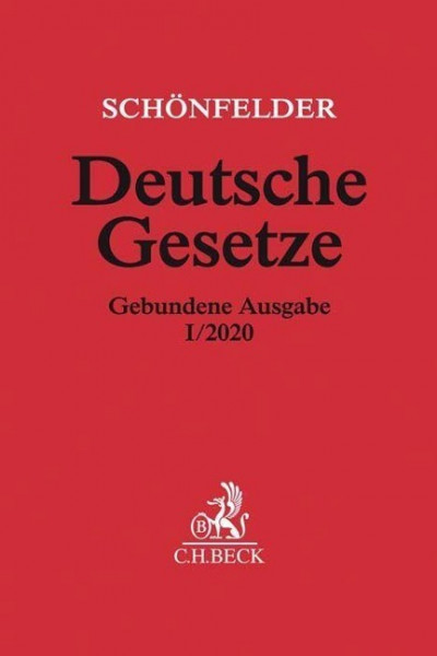 Deutsche Gesetze Gebundene Ausgabe I/2020