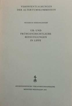 Ur- und frühgeschichtliche Befestigungen in Lippe