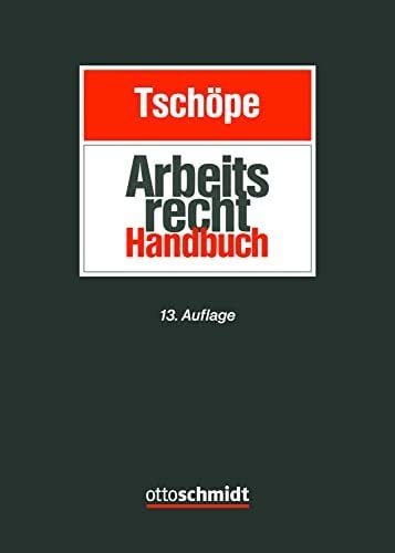 Arbeitsrecht Handbuch Arbeitsrecht Handbuch