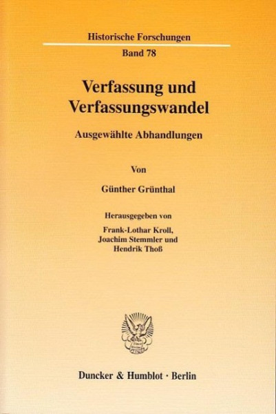 Verfassung und Verfassungswandel