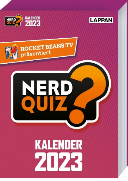 Rocket Beans TV - Nerd Quiz-Kalender 2023 mit Fragen rund um Games, Filme und Popkultur