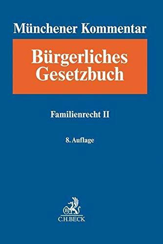 Münchener Kommentar zum Bürgerlichen Gesetzbuch Bd. 10: Familienrecht II §§ 1589-1921, SGB VIII