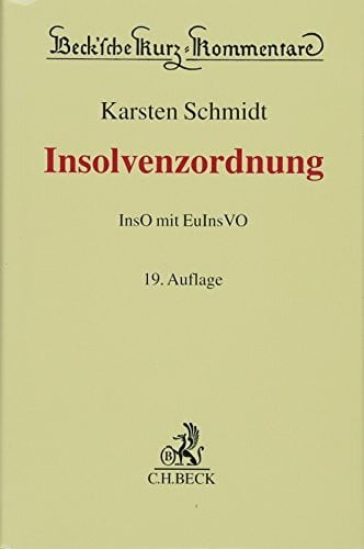 Insolvenzordnung: InsO mit EuInsVO