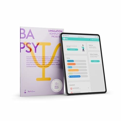 MedGurus - BaPsy-DGPs Vorbereitung - Basic Paket – Simulationsbuch und E-Learning mit über 300 Übungsaufgaben zum Einstieg in die Vorbereitung auf den Studieneignungstest Psychologie