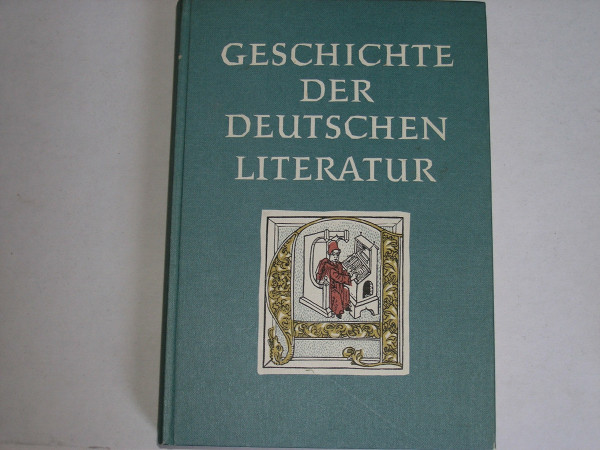 GESCHICHTE DER DEUTSCHEN LITERATUR