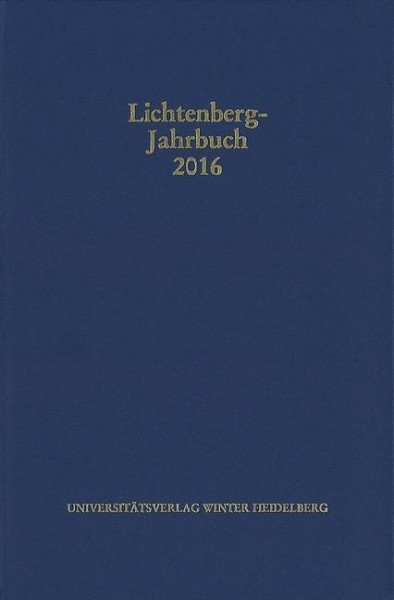 Lichtenberg-Jahrbuch 2016