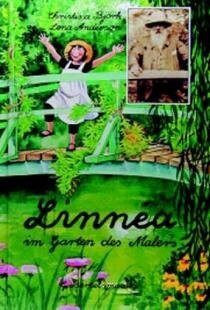 Linnéa im Garten des Malers.