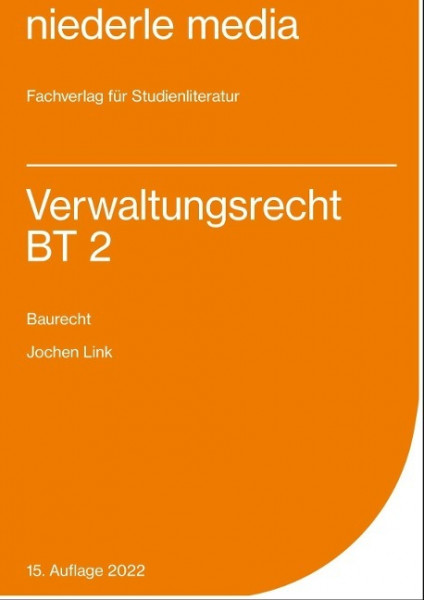 Einführung in das Verwaltungsrecht (BT) 2