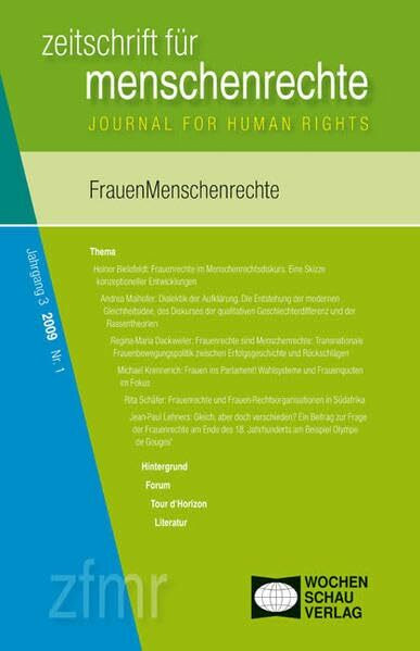 FrauenMenschenrechte Zeitschrift für Menschenrechte (zfmr)