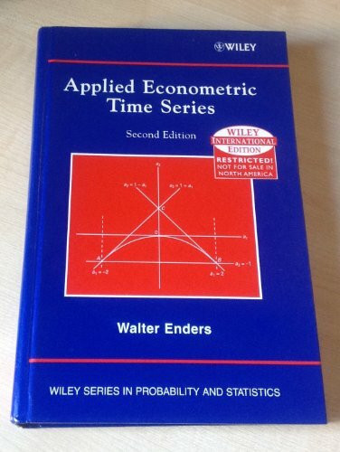 Applied Econometric Times Series (Wiley Series in Probability and Statistics)